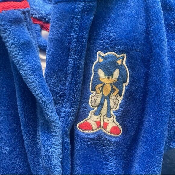 SONIC THE HEDGEHOG Fleece Robe S(6-7) - Picture 2 of 5